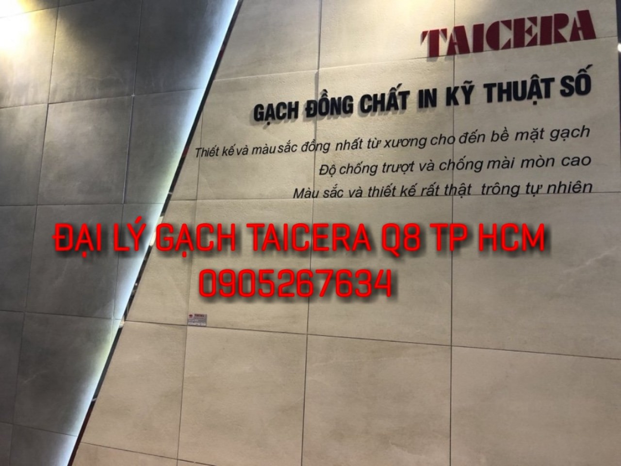 NHÀ PHÂN PHỐI GẠCH TAICERA TẠI TỈNH BẾN TRE