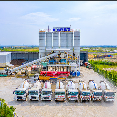 NHÀ MÁY BÊ TÔNG TƯƠI NAM NGUYÊN TẠI BẾN LỨC LONG AN