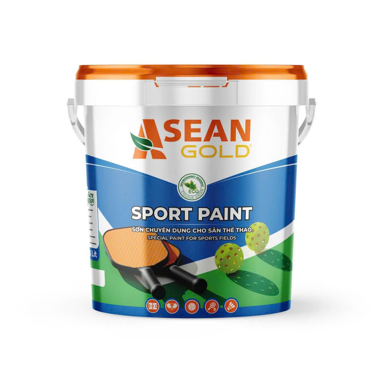 Sơn Thể Thao Sân Pickleball ASEAN Gold Sport Paint