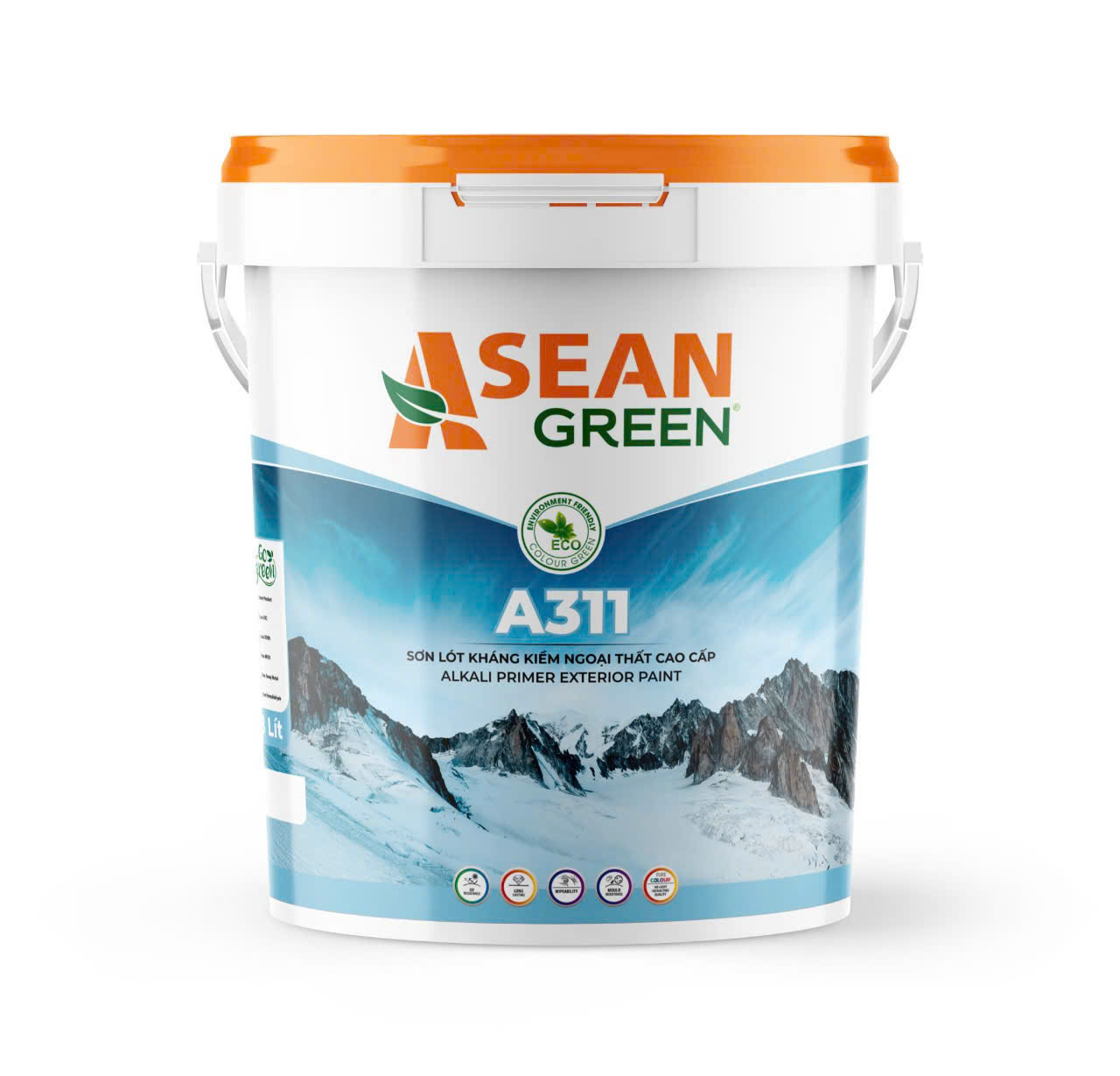 Sơn Lót Kháng Kiềm Ngoại Thất Cao Cấp Asean A311 – Bảo Vệ Tường Ngoài Tối Ưu, Bền Đẹp Dài Lâu