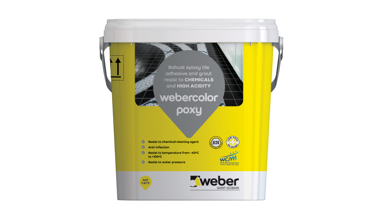 Keo dán gạch Weber color Poxy