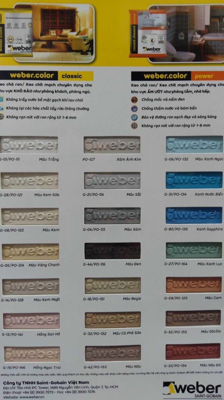 webercolor power: Keo chà ron 3 BẢO VỆ: Chống nấm mốc, rêu đen và vi khuẩn