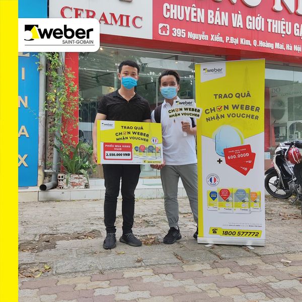 Webertai vis - keo dán gạch thông dụng