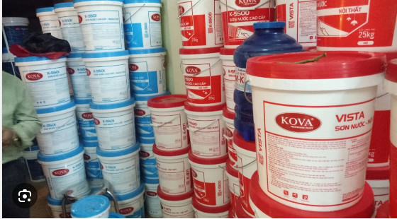 Sơn nội thất KOVA K-203 Plus 16 lit 5 lít 1 lít