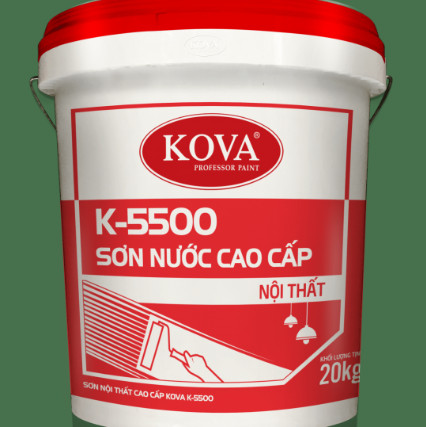 Sơn nội thất cao cấp KOVA K-5500 chính hãng giá rẻ 16 lít, 3.5 lít