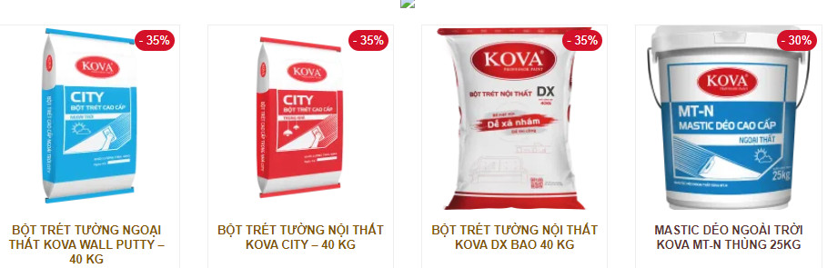 Sơn Kova ngoài trời K-265 20 lít