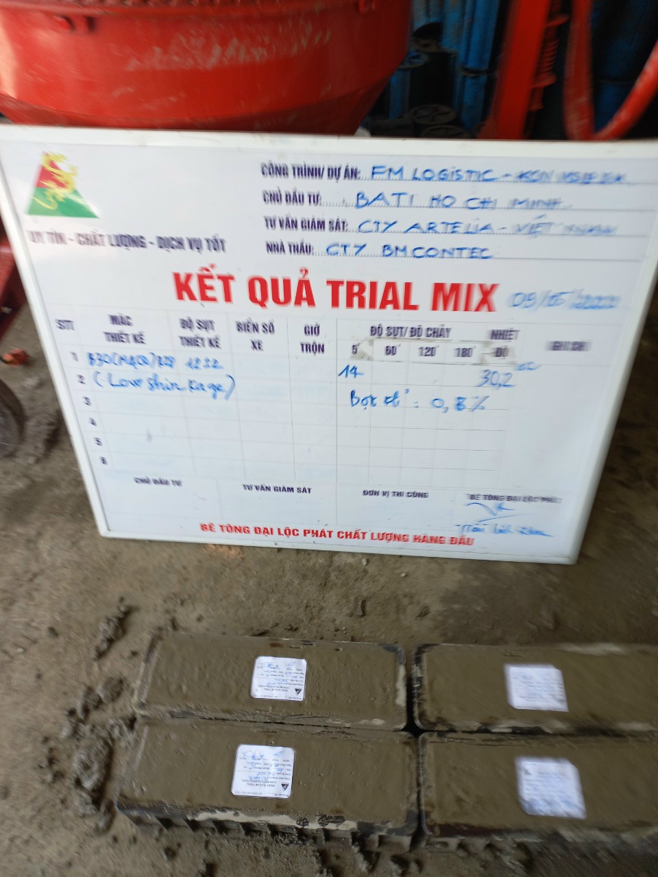 Bê Tông Đại Lộc Phát Tại KCN Tân Bình