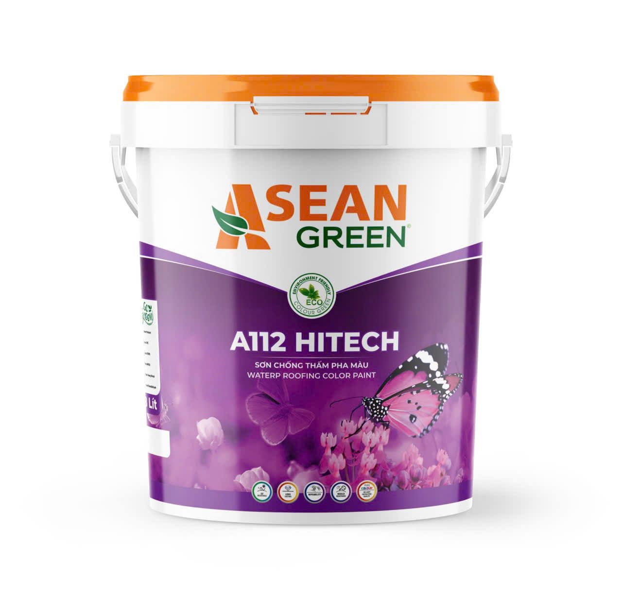 Sơn Chống Thấm Màu ASEAN GREEN A112 HITECH