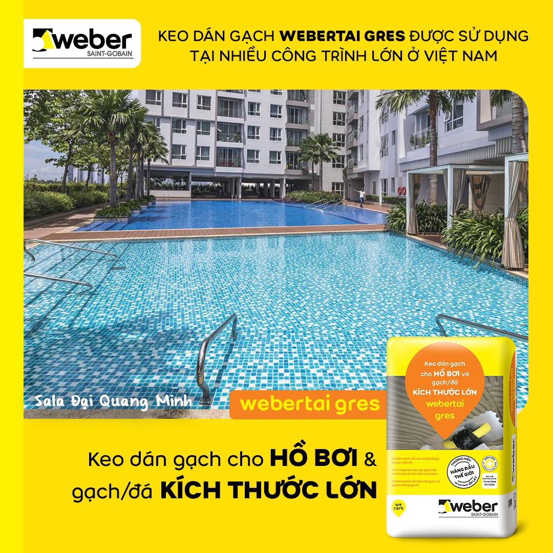 HƯỚNG DẪN THI CÔNG KEO CHÀ RON VÀ DÁN GẠCH WEBER
